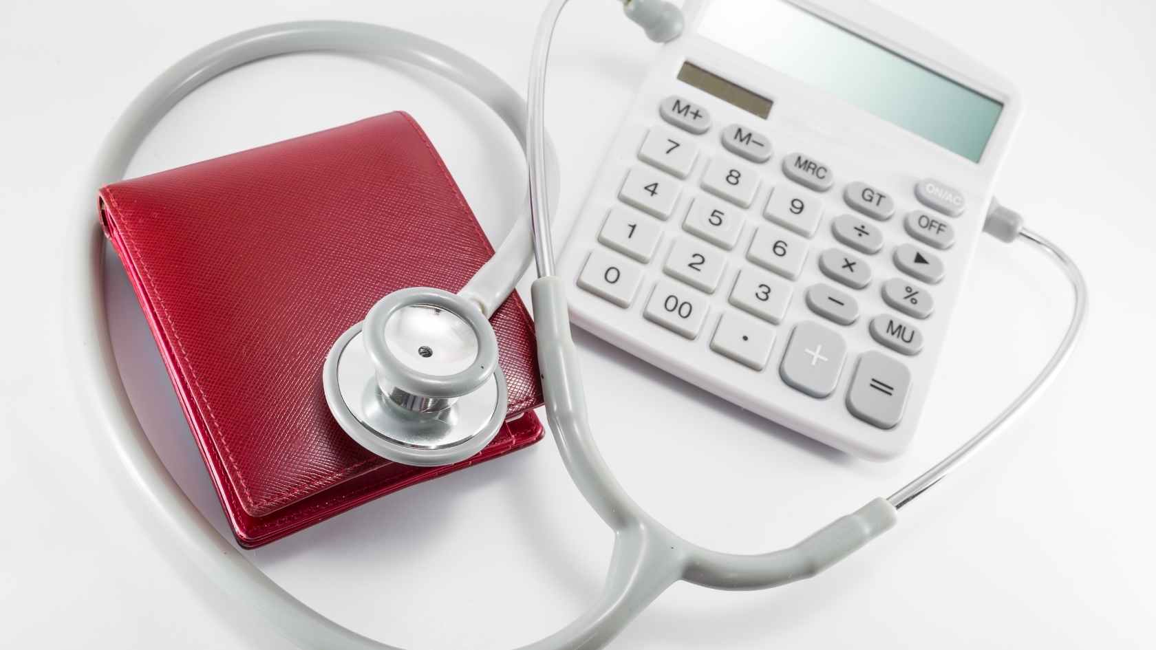 Financial health check with a calculator
