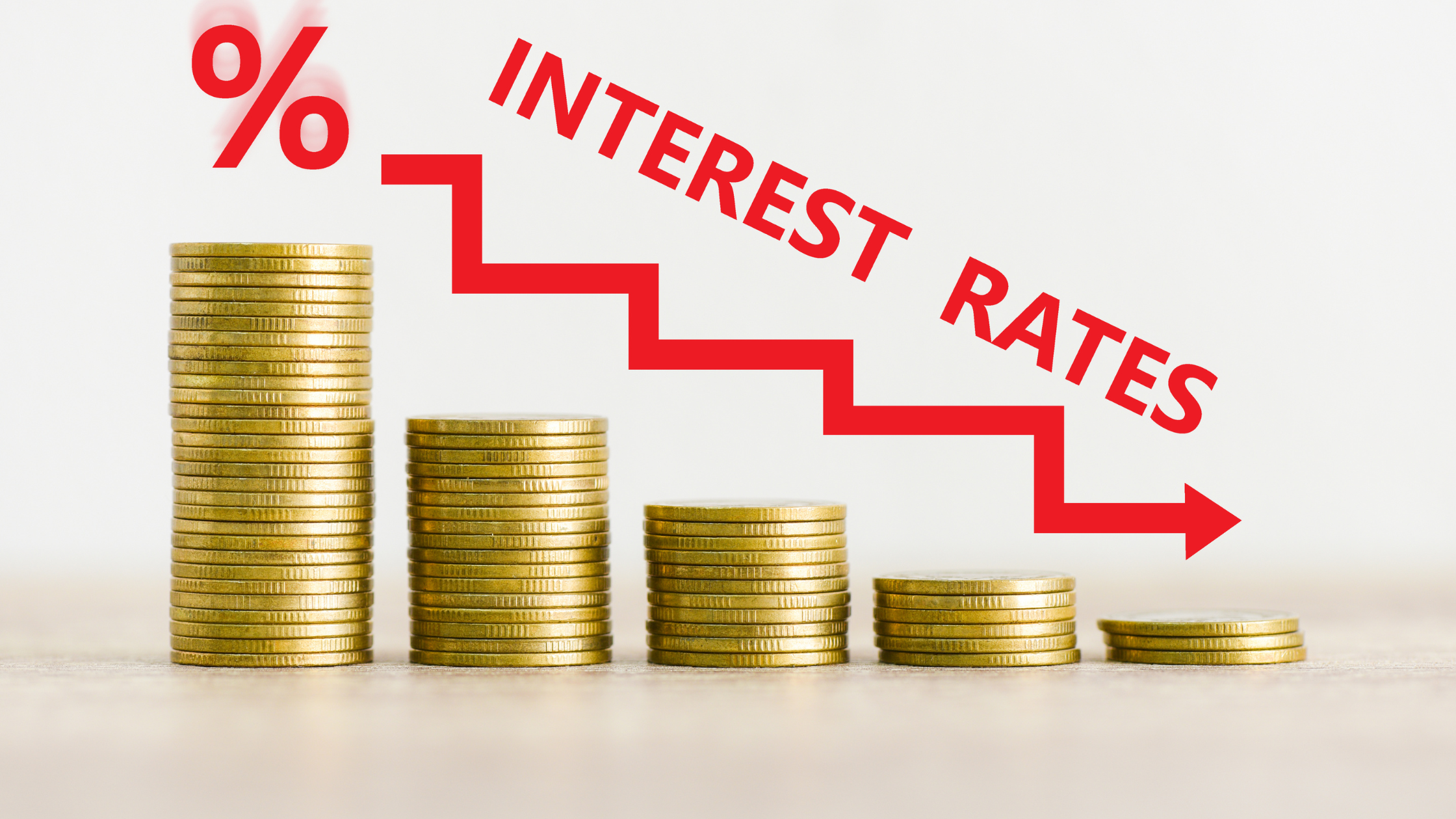 Interest rates are going down